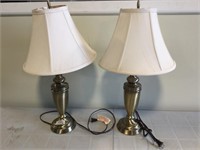 Pair of lamps - 25" Tall