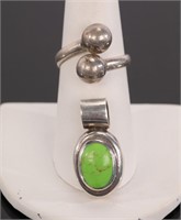MEXICAN STERLING SILVER RING & PENDANT
