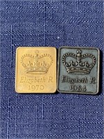 Great Britain medal lot 1970 1984 royal mint