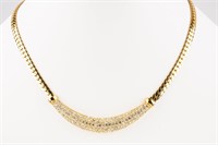 Christian Dior Gold Tone Necklace