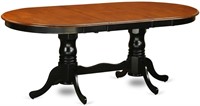 Table with 18? butterfly Leaf -Black and Cherry.