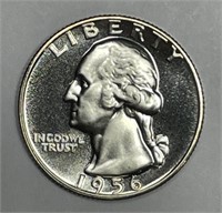 1956 Washington Silver Quarter Cameo Proof PR