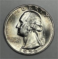 1956 Washington Silver Quarter Uncirculated BU