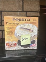 New Presto power, pop microwave popcorn
