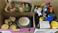 3-boxes dishes cleaning supplies