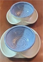 Handcrafted stoneware bowls