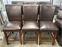 Leather Style Counter Stools