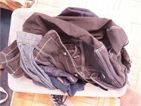 Container of denim jackets and jeans: Arirt,