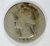 1932-S WASHINGTON QUARTER G/VG