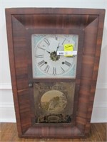 NEW HAVEN OG CLOCK  30HR. NOT TESTED  16 X 26