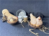 Chicken Shelf sitters, Napkin holder