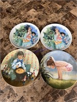 4 Kid / children plates assorted