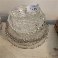 Elegant Glass  Bowls - Lot of 6