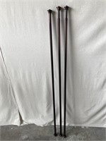 3 Bronze Colored Curtain Rods