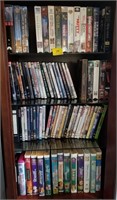 45+ DVDS AND 20+ VHS TAPES