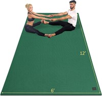 GXMMAT Extra Large Yoga Mat 12'x6'x7mm