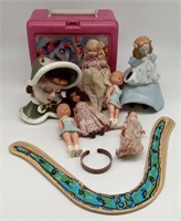 (MN) Story Book Dolls ,Lunch Pal , Wooden