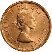 Canada 1 cent, 1962