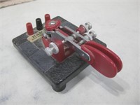 Vtg Morse Code Ham Radio Paddle Machine Untested