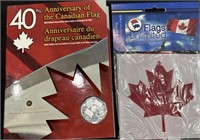 1965-2005 Canada Silver Coin W/ Flag and CD