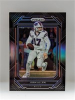 2022 NFL Chronicles Prizm Black Josh Allen Silver