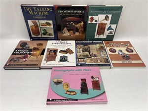 8 Phonograph Collector Books