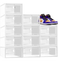 Clear Shoe Boxes Stackable Shoe Storage Boxes
