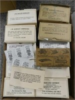 Vintage first-aid kit supplies: Bandages -