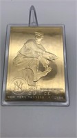 Lefty Gomez 22kt Gold Baseball Card Danbury Mint