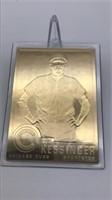 Don Kissinger 22kt Gold Baseball Card Danbury