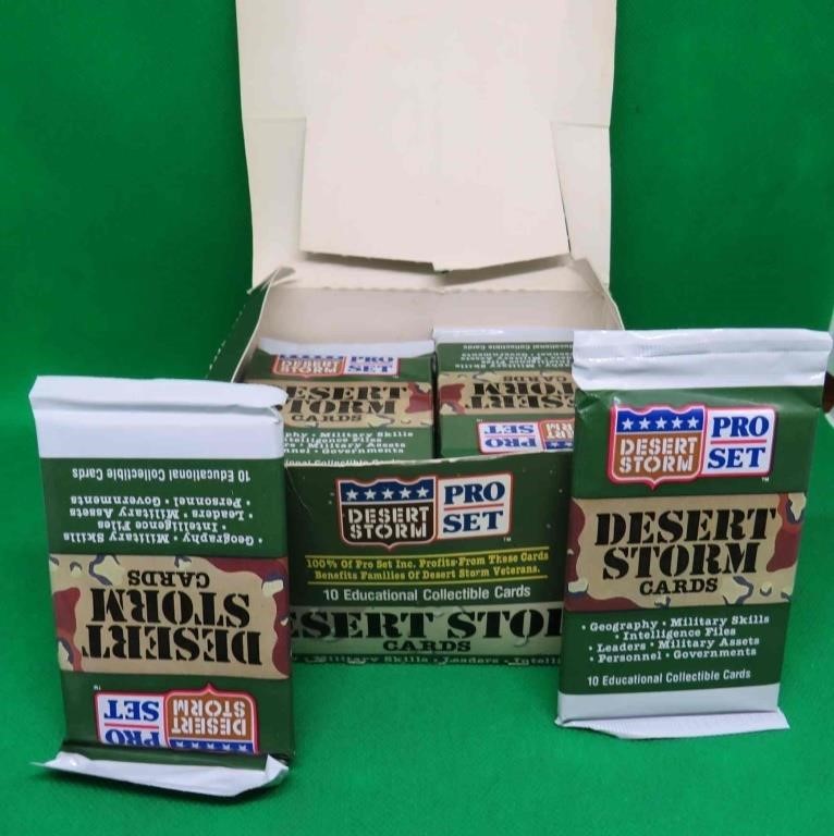 30x 1991 Pro Set Desert Storm Sealed Card Packs