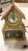 Vintage Haddom teeter totter clock