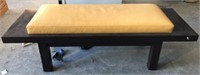 5ft Black Padded Entry Way Bench