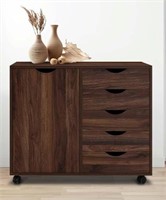 Naomi Home Amy 5-Drawer Office Storage Cabinet