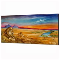 "Pride Of Lions" Limited Edition Giclee on Canvas