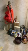Contents of room in basement