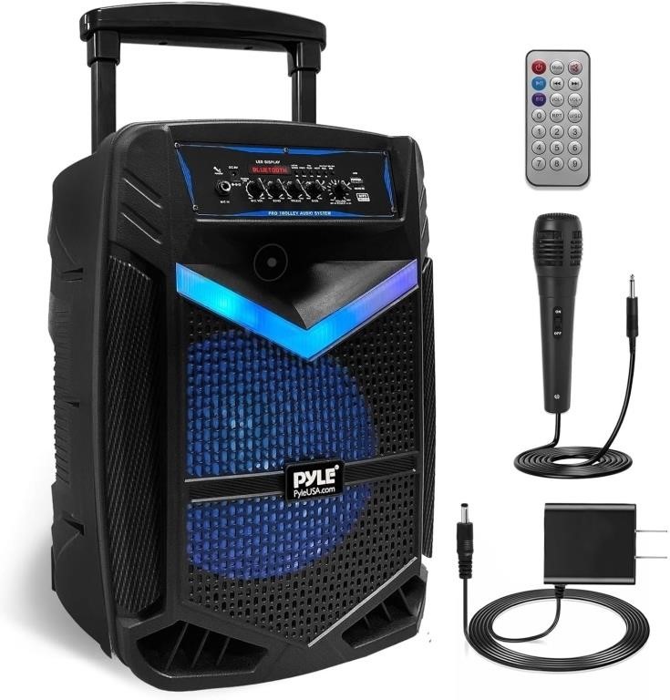 Of3779 Pyle Portable Bluetooth PA Speaker System