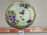 NEAT HANDPAINED FLORAL DISH