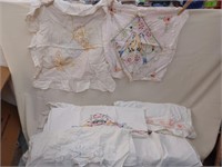 Crochet and Embroidered Pillowcases/Covers