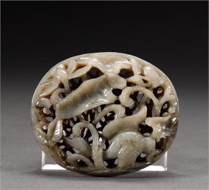Qing Dynasty furnace Jun glaze gourd bottle