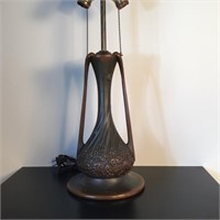 BRONZE ART NOUVEAU TABLE LAMP