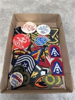 Assortment of Military Patches Other Patches and