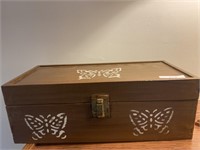 Butterfly Decorated Lift top Collector Box