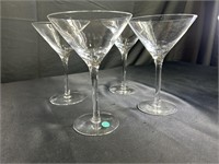Tiffany & Co. Crystal Martini Glasses