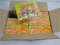 Box of Panini Shrek 2 Album Stickers, with in