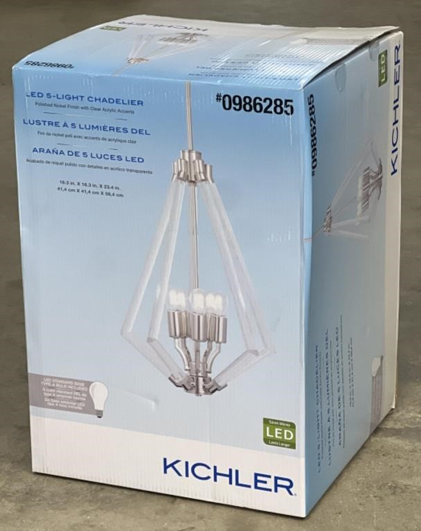 KICHLER LEF 5-Light Chandelier #0986285