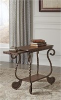 Ashley T382-7 side chair end tables