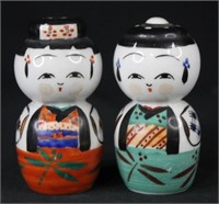 Kokeshi Japanese Doll Salt & Pepper Shakers