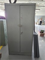 Metal 2 Door Cabinet & Shelving
