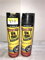 2 cans of Fix-a-flat